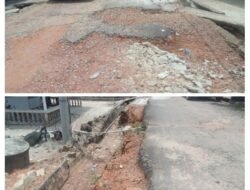 Jalan Lingkar Desa Kayu Besi Rusak Parah, Warga RT 01 Gang Rantau Mengeluh Tak Kunjung Diperbaiki