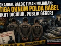 Skandal Balok Timah Miliaran: Diduga Tiga Oknum Polda Babel Ikut Diciduk, Publik Geger