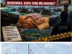 Pulau Lampu Dalam Cengkeraman Tambang Ilegal, Dugaan Uang Koordinasi Seret Nama-Nama Misterius