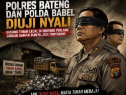 Pembeli dan penampung pasir timah ilegal disimpang Perlang “TOKEK” Beroperasi, ketegasan Polres Bateng dan Polda Babel Diuji Nyali,