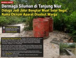 Tanjung Niur Diduga Jadi Jalur Bongkar Muat Solar Ilegal, Nama Oknum Aparat Disebut Warga