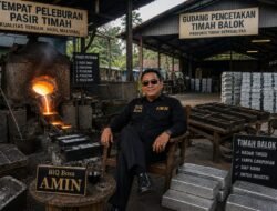 Ketegasan APH dipertanyakan: BiQ Boss “AMIN” Riding panjang Aktor Utama pengepul dan pencetakan timah balok Bebas beraktivitas 