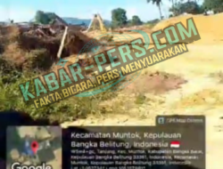 Lingkungan Hancur, Negara Seolah Tak Hadir: Dugaan Tambang Ilegal Gang Palem Muntok Disorot