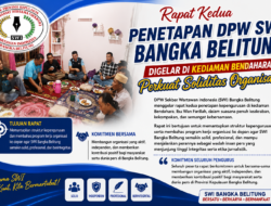 Rapat Kedua Penetapan DPW SWI Bangka Belitung Digelar di Kediaman Bendahara, Perkuat Soliditas Organisasi