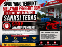 STOP LAYANI PENGERIT! SPBU Diminta Tegas Tolak Penyalahgunaan BBM Bersubsidi