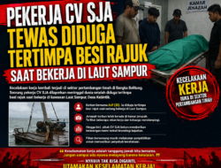 Insiden Maut di Laut Sampur, Pekerja CV SJA Diduga Meninggal Akibat tertimpa Besi rajuk