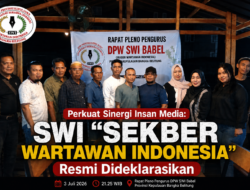 Perkuat Sinergi Insan Media: SWI “SEKBER WARTAWAN INDONESIA” Resmi Dideklarasikan.