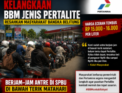Kelangkaan BBM Jenis Pertalite Resahkan Masyarakat Bangka Belitung, Harga Eceran Tembus Rp15–16 Ribu per Liter