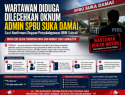 Wartawan Diduga Dilecehkan Saat Jalankan Tugas Jurnalistik di SPBU Suka Damai.