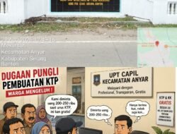 Warga Mengeluh, Dugaan Pungli Pengurusan KTP di UPT Capil Anyar Disorot: Profesionalitas Dipertanyakan