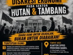 10 September, ALMASTER Babel Kepung DPRD: 300 Massa Siap Suarakan Persoalan Hutan, Tambang Rakyat, Timah dan Hukum