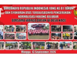 Kolong Belubur Kace Barat Diresmikan, Tradisi Melayu dan Semangat Gotong Royong Tetap Terjaga